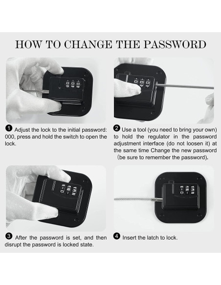 Cerraduras de Seguridad FKTUV para Gabinetes y Refrigeradores - 2 Piezas Cerraduras de Seguridad FKTUV para Gabinetes y Refrigeradores - 2 Piezas