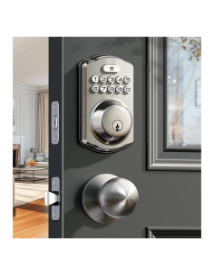 Cerradura Electrónica Veise KS01C con Teclado y 2 Perillas