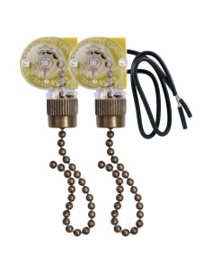 Interruptor de Luz Zing Ear ZE-109 para Ventiladores y Lámparas