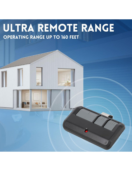 Control Remoto Universal CreaCity 893Max para Puerta de Garaje