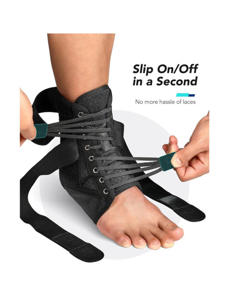 Soporte de Tobillo Ajustable Fitomo con Cierre Rápido - S