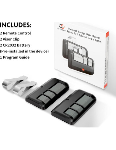 Control Remoto Universal CreaCity 893Max para Puerta de Garaje