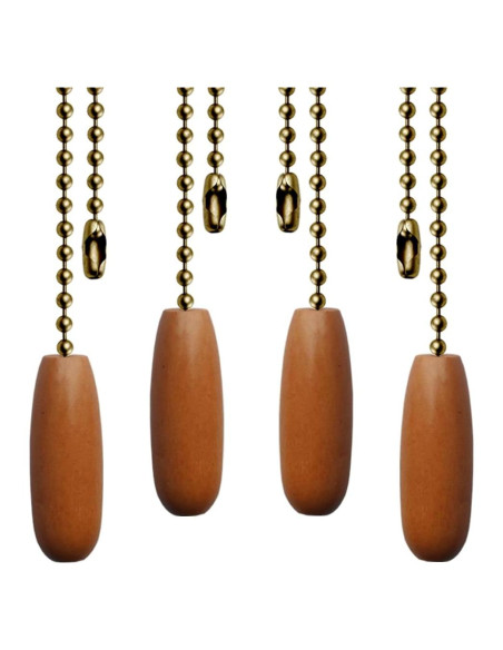 Paquete de 4 Cadenas de Tirador Aeknewo 30.48 cm Bronce Retro