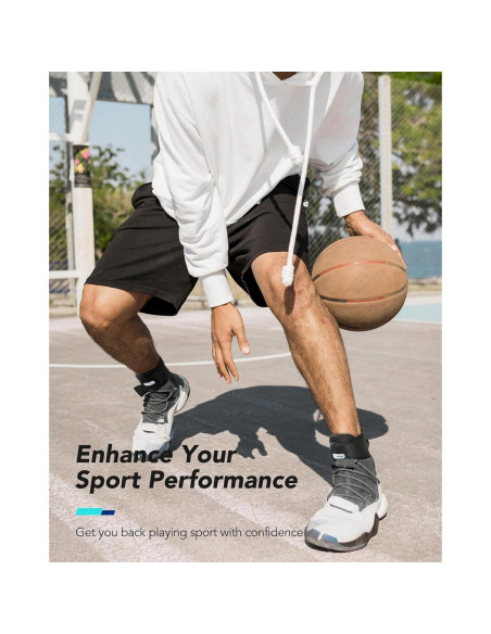 Soporte de Tobillo Ajustable Fitomo con Cierre Rápido - S