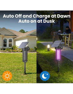 Zapper de Insectos Solar P PEST SNIPER 2 Unidades Impermeable 2