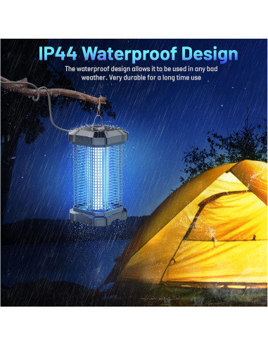 Zapper de Insectos Eléctrico Jawlark 4200V Impermeable 1 Unidad