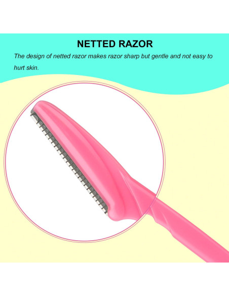 66 Cuchillas de Cejas y Afeitadora Facial Colovis - Seguras y Multifuncionales