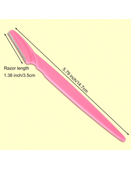 66 Cuchillas de Cejas y Afeitadora Facial Colovis - Seguras y Multifuncionales