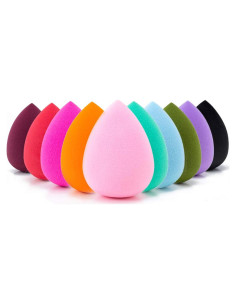 Juego de 10 Esponjas de Maquillaje AJOKE Multicolores