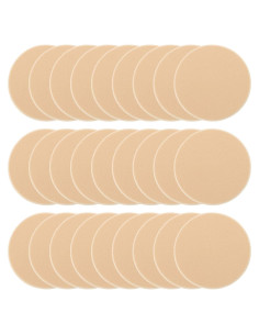 25 Esponjas de Maquillaje Redondas Suaves HANJIAONI 5cm