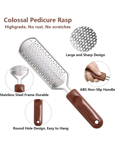 Kit de Lima para Pies Vusoset - Raspador y Afilador de Callos