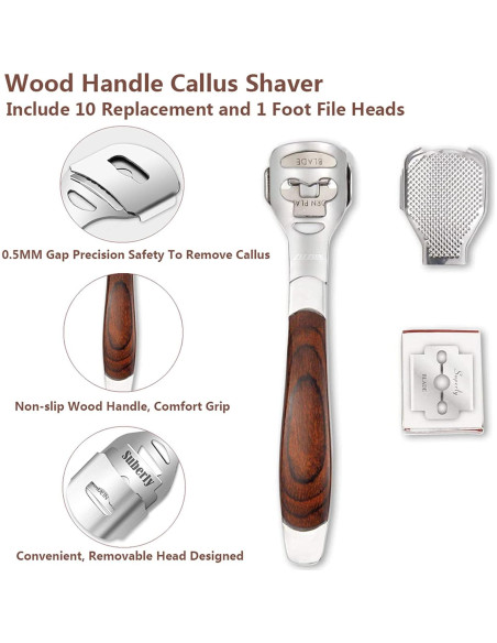 Kit de Lima para Pies Vusoset - Raspador y Afilador de Callos Kit de Lima para Pies Vusoset - Raspador y Afilador de Callos