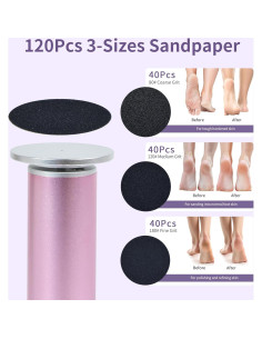 Removedor de Callos Eléctrico FancyJun 800RPM 4.8" Púrpura 2