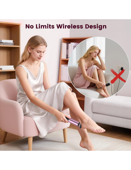 Removedor de Callos Eléctrico Inalámbrico Dsquu HX12-PK Rosa