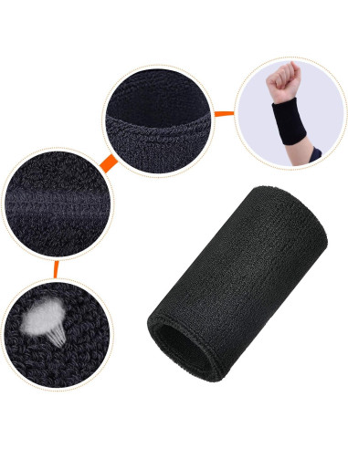 Banda de Sudor para Muñeca WILLBOND 15x8 cm Absorbente