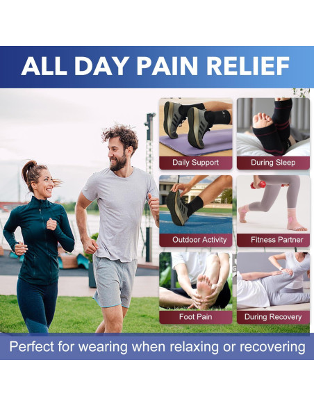 Faja de Compresión para Tobillo ABIRAM - Soporte Ajustable Negro