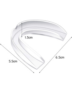 Protector Bucal Deportivo BBTO 20 Piezas Adulto Transparente 2