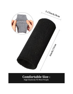 Muñequera de Sudor Elástica Sumind 8 Piezas 15x8 cm 2