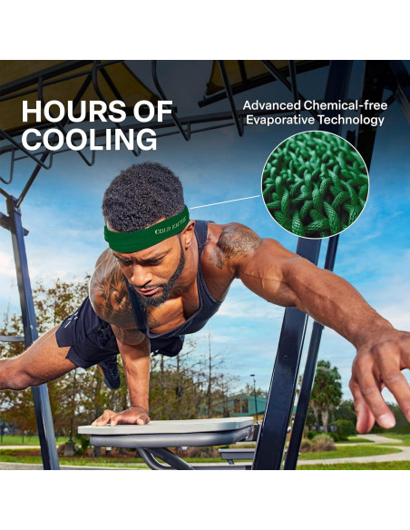 Banda para la cabeza COLD FACTOR enfriamiento instantáneo UPF 50+