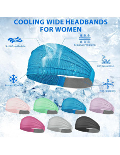 Cinta Ancha Sukeen para Mujeres - Enfriamiento y Antideslizante 2