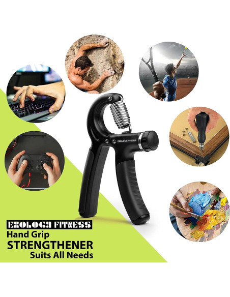 Fortalecedor de Agarre Exology Fitness Ajustable 5-60 kg