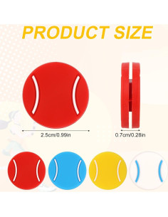 16 Amortiguadores de Vibración de Silicona Gosknor para Tenis 2