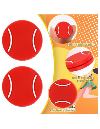 16 Amortiguadores de Vibración de Silicona Gosknor para Tenis