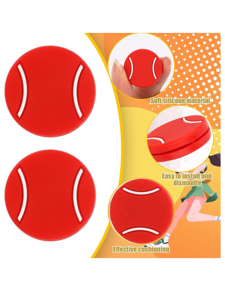 16 Amortiguadores de Vibración de Silicona Gosknor para Tenis