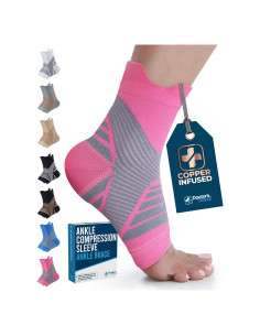 Manga de Compresión para Tobillo Doctor's Select Rosa Mediano