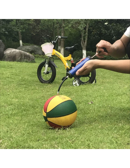 Bomba de Pelotas Manual HDNNC Azul con Agujas y Boquillas