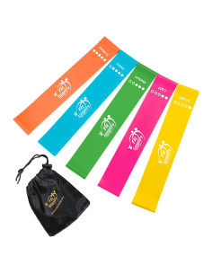 Bandas de Ejercicio de Resistencia Fit Simplify 5 Piezas 25.4 cm