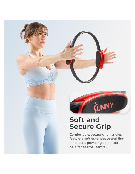 Anillo de Pilates Sunny Health & Fitness 38.1 cm Antideslizante Anillo de Pilates Sunny Health & Fitness 38.1 cm Antideslizante