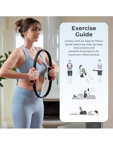 Anillo de Pilates Sunny Health & Fitness 38.1 cm Antideslizante