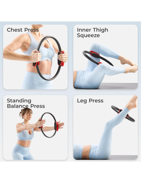 Anillo de Pilates Sunny Health & Fitness 38.1 cm Antideslizante Anillo de Pilates Sunny Health & Fitness 38.1 cm Antideslizante