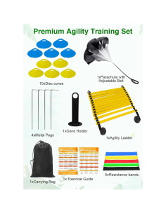 Kit de Entrenamiento de Velocidad y Agilidad Panykoo FB-001 2
