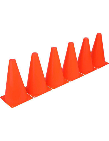 Conos de Tráfico Fragraim 9" Naranja - Juego de 24 para Entrenamiento