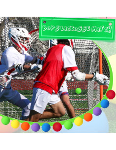 Sosation 36 Pelotas de Lacrosse Goma Suave 6.35 cm Multicolor 2