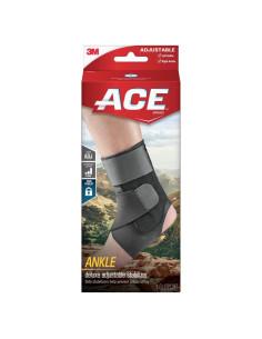 Estabilizador de Tobillo Deluxe ACE Ajustable Negro 1 Paquete