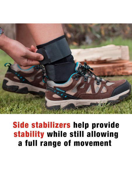 Estabilizador de Tobillo Deluxe ACE Ajustable Negro 1 Paquete