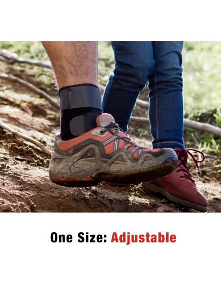 Estabilizador de Tobillo Deluxe ACE Ajustable Negro 1 Paquete