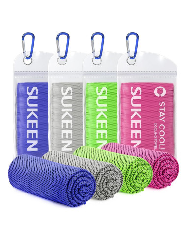 Toalla Enfriadora Sukeen 101.6x30.5cm Microfibra Reutilizable