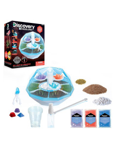 Terrario LED DIY Discovery Geodome con Cristales y Semillas