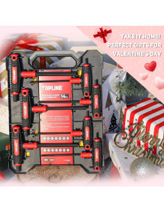 Juego de Llaves Allen 14 Piezas Topline con Caja de Almacenamiento 2