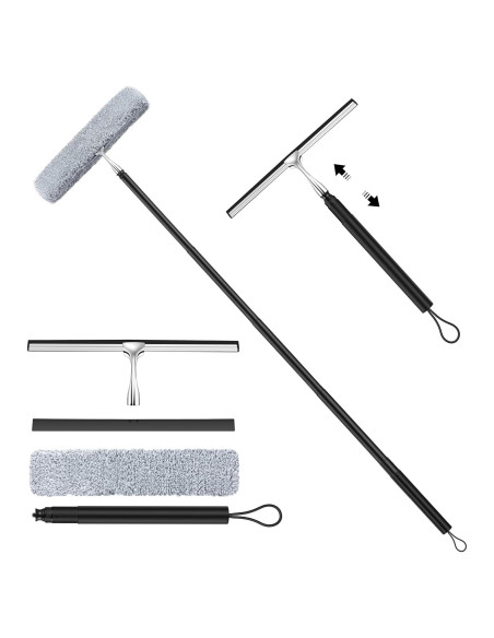 Raspador de Ventanas Extensible Toncoke 30.48 cm Negro