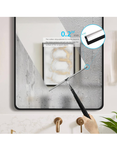 Raspador de Ventanas Extensible Toncoke 30.48 cm Negro