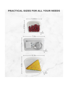 Bolsas de Silicona Reutilizables DGitaor 8 Piezas 414ml y 828ml 2