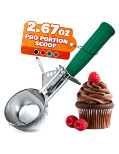 Cucharón de Helado Reluen 79g Acero Inoxidable Antideslizante