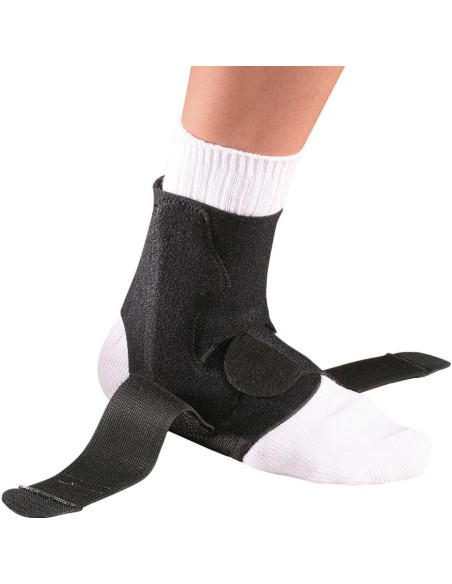 Tobillera Ajustable MUELLER para Esguinces y Artritis - Negro