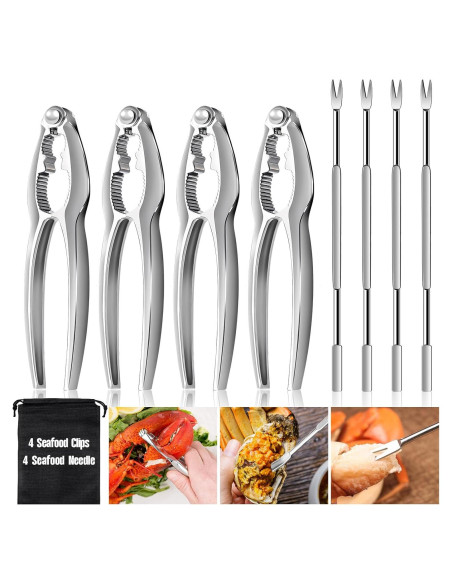 Juego de 8 Garras y Picos de Acero Inoxidable HLARTNET