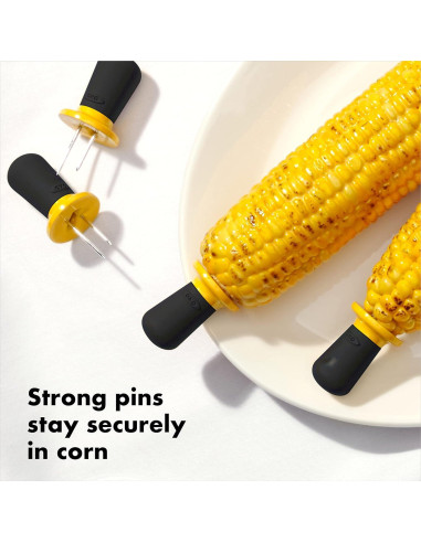 Set de Sujetadores de Maíz OXO Good Grips 8 Piezas Amarillo